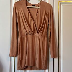 NBD Tan Long Sleeve Tunic